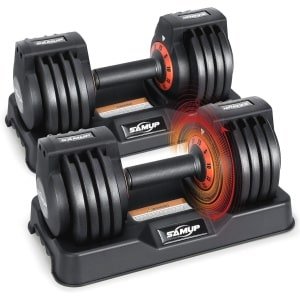 Verstelbare Dumbbell Set van 25/55 lbs - Perfect voor Thuis Workout en Krachttraining