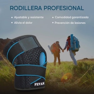 Verstelbare Kniebrace voor Meniscus en Banden - Volledige Patella Kniebandage voor Crossfit - Uniseks Neopreen met Siliconen - Oranje/Zwart