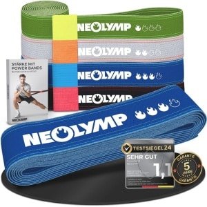 Verstelbare Weerstandsband voor Krachttraining en Stretching - Duurzaam en Wasbaar