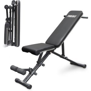 Verstelbare opvouwbare halterbank voor krachttraining