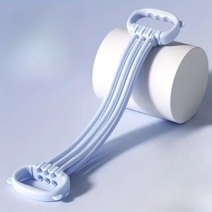 Verstelbare weerstandsband met meerdere ringen, perfect voor yoga, pilates, krachttraining en gymnastiekdans