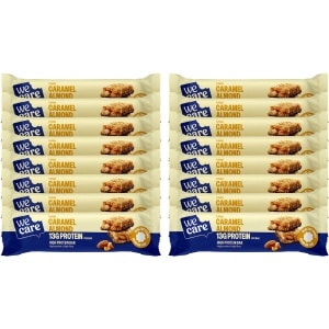 WeCare High Protein - Eiwitreep - Karamel Amandel - 16 x 45 gr