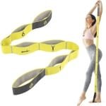 Weerstandsband voor krachttraining - 8 krachtniveaus, elastische fitnessband voor yoga, pilates en thuisgym