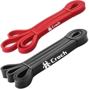 Weerstandsbanden van natuurlijk latex voor krachttraining en flexibiliteit, optrekhulp en spieropbouw