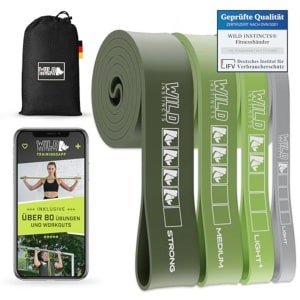 Weerstandsbanden voor Krachttraining en Pull-Ups - Fitnessbandenset voor Crossfit en Stretching