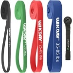 Weerstandsbanden voor Pull-Up Assistance en Oefeningen - Heavy Oefenbandenset met Deuranker voor Thuis en Gym - Elastische Workout Banden voor Lichaamsstretching en CrossFit