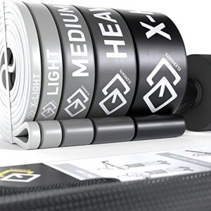 Weerstandsbanden voor Thuis Fitness - Pull-Up Bands met Deuranker voor Spieropbouw, Oefeningen en Krachttraining