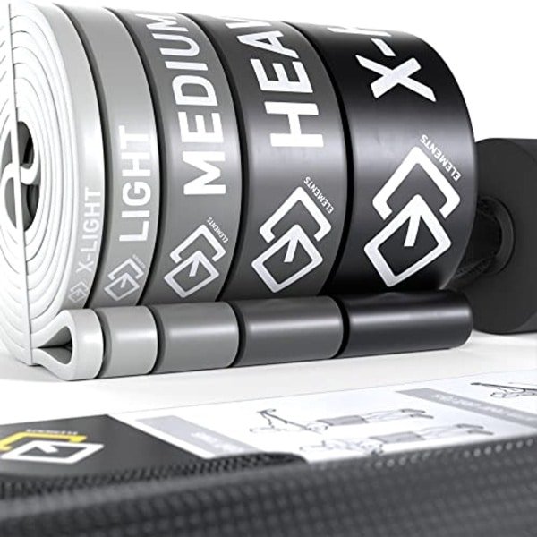 Weerstandsbanden voor Thuis Fitness - Pull-Up Bands met Deuranker voor Spieropbouw, Oefeningen en Krachttraining