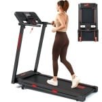 Y-RAIN Elektrische Loopband 3,0 pk Motor - Met 12% Helling functie - 1-14km/u Snelheidsbereik - 150 KG Draagvermogen - 12 programma's - Bluetooth