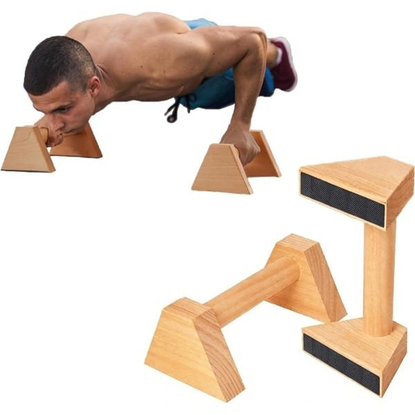 ZRSS® Parallettes voor Calisthenics - 2 Stuks Opdruksteunen - Push Up Bar - Voor Krachttraining - 25 cm