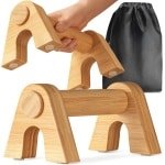 ZRSS® Parallettes voor Calisthenics - 2 Stuks Opdruksteunen - Push Up Bar - Voor Krachttraining - Duurzaam Hout