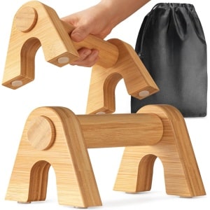 ZRSS® Parallettes voor Calisthenics - 2 Stuks Opdruksteunen - Push Up Bar - Voor Krachttraining - Duurzaam Hout