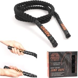 Zwaar Gewichtig Springtouw voor Volwassenen - Verhoog Cardio, Kracht en Uithoudingsvermogen