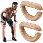 Zware Houten Weerstandsbanden voor Thuis Gym - Anti-slip Handgrepen voor Krachttraining en Pilates