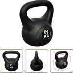 vidaXL Krachttraining - Fitness - Kettlebell 6 kg - Haltertraining - Gewichtstraining - Homeworkout