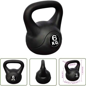 vidaXL Krachttraining - Fitness - Kettlebell 6 kg - Haltertraining - Gewichtstraining - Homeworkout