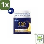 1 x NIVEA - Nachtcrème - Q10 Extra Voedend - Voor droge huid - Anti-Rimpel - Met Creatine - 50 ml - NIVEA Q10 - Nachtcrème - Droge Huid - Anti-rimpelcrème - Hydratatie