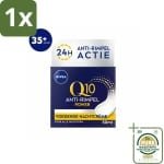 1 x NIVEA - Nachtcrème - Q10 POWER Anti-Rimpel - Voor alle huidtypen - Met Q10 & Creatine - 50 ml- Anti-rimpel Crème - Nachtcrème - Rimpelverlichting - Huidverzorging - Q10 Crème