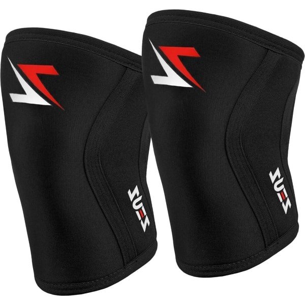 2 Stuks Premium Fitness Crossfit & Sporten Knie Brace - Knieband Braces - 7 mm (Large)