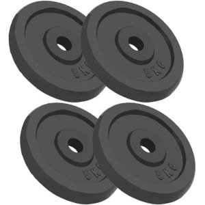4 Halterschijven van 5 kg voor Krachttraining en Fitness