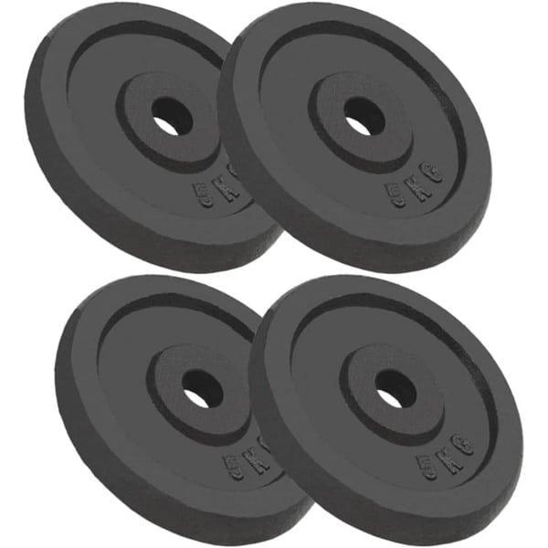 4 Halterschijven van 5 kg voor Krachttraining en Fitness