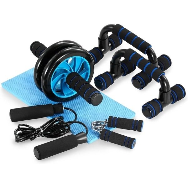5-in-1 Buikwiel Set voor Fitness - Complete Set voor Krachttraining en Home Workouts