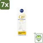 7 x NIVEA - Oogcrème - Q10 POWER - Tegen donkere kringen & rimpels - Voor alle huidtypen - Met Q10 & Creatine - 15 ml - Grootverpakking - NIVEA Oogcrème - Oogcontourcrème - Donkere Kringen - Wallen - Rimpels