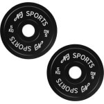 AJ-Sports Halterschijven Zwart 5 kg - 2 Stuks - Halterschijf 50 mm - Gewichten set - Halters - Halterset - Halterstang - Halterbank - Fitness - Krachttraining