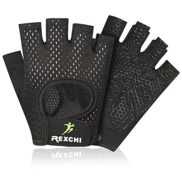 Ademende Fitnesshandschoenen voor Training en Sport, Antislip en Gevoerd, Voor Gewichtheffen en Crossfit