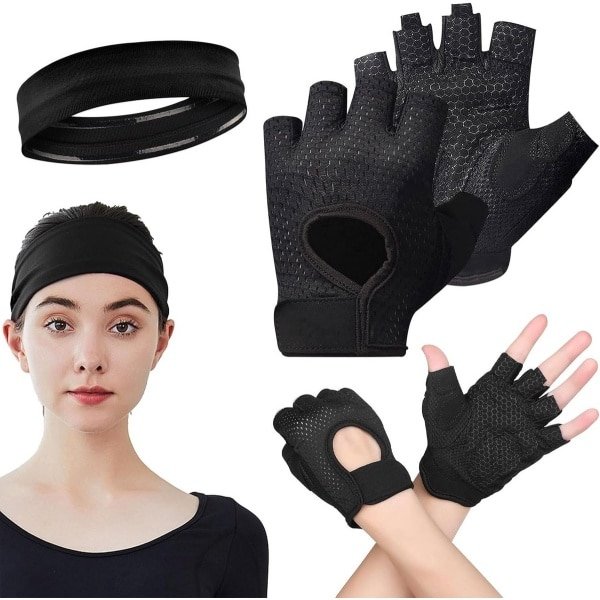 Ademende Sports Handschoenen met Polssteun voor Fitness, Wielrennen en Krachttraining