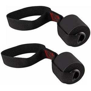 Allecta - Deurankers voor weerstandsbanden - Set van 2 - Krachttraining - Ergonomisch en antislip - Zwaar deuranker voor trainingsbanden - Optrekbanden - Rood