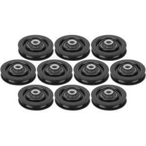 Allecta - Lager Katrol Wiel 10 stuks Nylon IJzer Fitness Home Gym Bijlagen Oefening Krachttraining Accessoire (75mm/90mm)