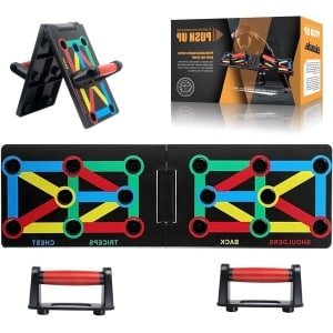 Allecta - Opvouwbare push-upplank voor effectieve krachttraining bovenlichaam.