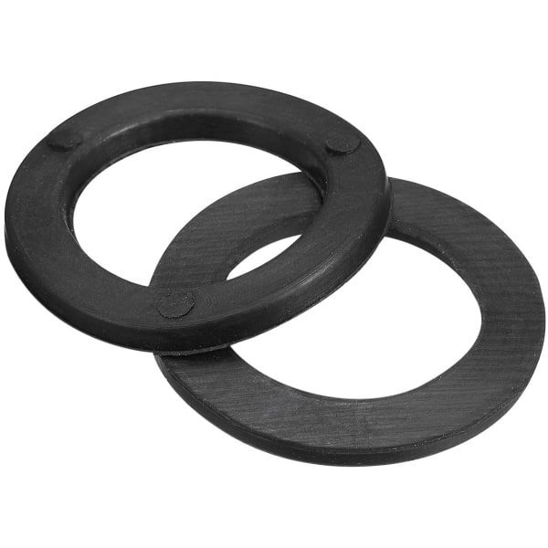 Allecta - Rubberen Halterschijven Sluitringen voor Halterstang - Zwart - 10 Sets - Bescherming - Fitness - Krachttraining