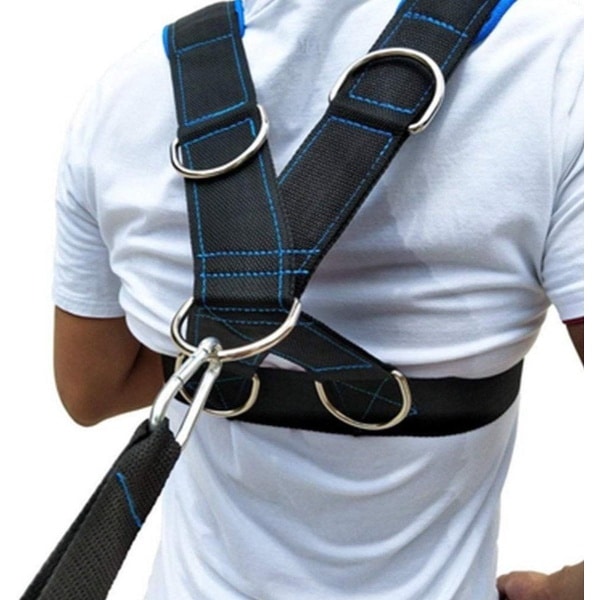 Allecta - Weerstandsharnas voor Snelheidstraining en Krachttraining - Verstelbare Schouderband - Weerstandsband voor Sporttraining