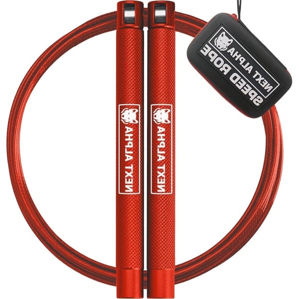 Alpha Speed Rope - Springtouw voor Volwassenen - Crossfit Training - Touwtje Springen met Verstelbare Lengte