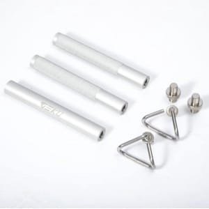 Aluminium Weerstandsbandstang - 3-delige Afneembare Trainingsstang voor Weerstands- en Krachttraining