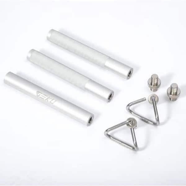 Aluminium Weerstandsbandstang - 3-delige Afneembare Trainingsstang voor Weerstands- en Krachttraining