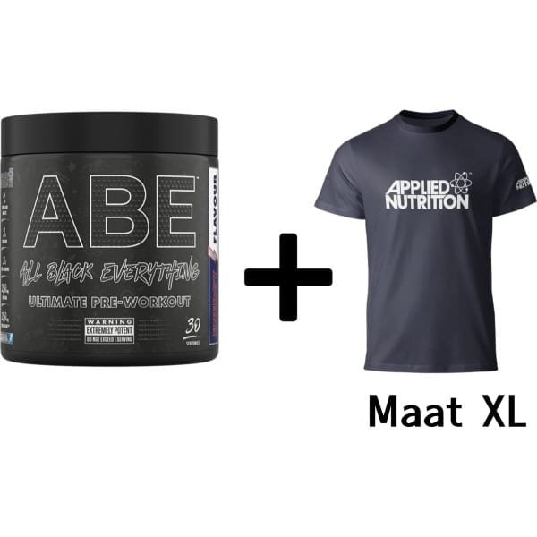 Applied Nutrition - ABE Ultimate Pre-Workout - 315 g - Energy Smaak - 30 servings - Met Applied T-shirt