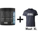 Applied Nutrition - ABE Ultimate Pre-Workout + T-Shirt - 315 g - Icy Blue Raz Smaak - 30 servings - Pre-Workout - Pre Workout - Preworkout - Fitness - Gym