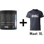 Applied Nutrition - ABE Ultimate Pre-Workout + t-shirt - 315 g - Bubblegum Crush Smaak - 30 servings - Pre-Workout - Pre Workout - Preworkout - Gym - Fitness
