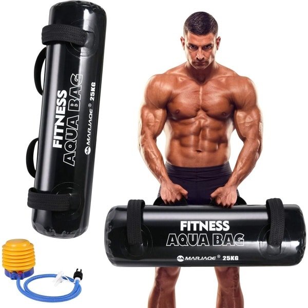 Aqua Bag, verstelbare watertas, trainingspowerbag met watergewicht, Bulgaarse tas, multistationset, krachttraining voor gewichtheffen, thuistraining, draagbaar fitnessapparaat