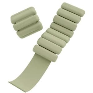 Bala Bangles - Enkel- en polsgewichten 0,9 kg (2 lb) - Sage groen - Voor fitness, yoga & krachttraining