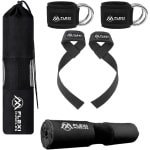 Barbell Halterband, Enkelbanden en Polsbanden Set voor Krachttraining en Squats