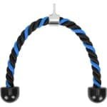 Biceps en triceps krachttraining trekkoord voor universele tricep rope pulldown - Nylon touw met antislip handgrepen voor rug, biceps en triceps(training)
