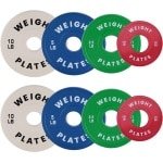 Bumperplaten 2 inch Rubberen Halterschijven voor Krachttraining en Gewichtheffen