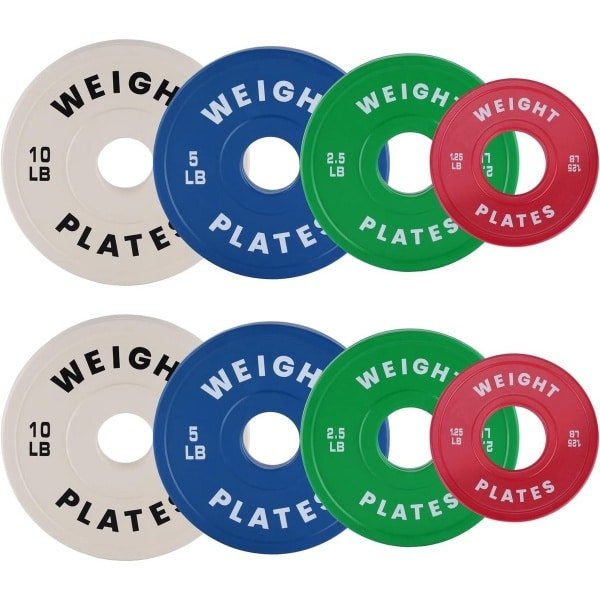 Bumperplaten 2 inch Rubberen Halterschijven voor Krachttraining en Gewichtheffen