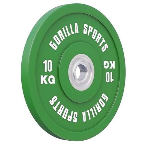 Bumperplaten voor Halters - 50 mm, 5/10/15/20/25 kg, Gietijzer & Rubber, Ideaal voor Krachttraining