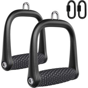 Cosensi - Handvat Grip voor Fitness Workout Bands - Triceps Oefening - Krachttrainer met Roterend Handvat & Karabijnhaak