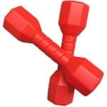 Cosensi - Kinderen Halters Fitnessapparatuur Kleuterschool Cadeau Arm Handgewichten Pilates Home Gym Oefening Barbell Fitness Halter Core Krachttraining (Rood)